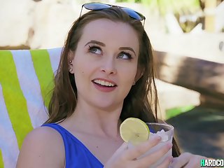 Big black dick waiter pounding darkhair