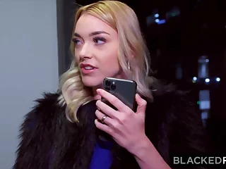BLACKEDRAW Blondie gets some BIG BLACK PENIS when her BF ditches her