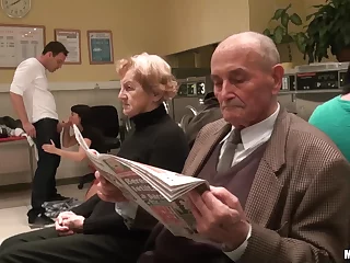 Public Laundromat Sex - Fucking For A Bunch Of Strangers - Big Natural Tits